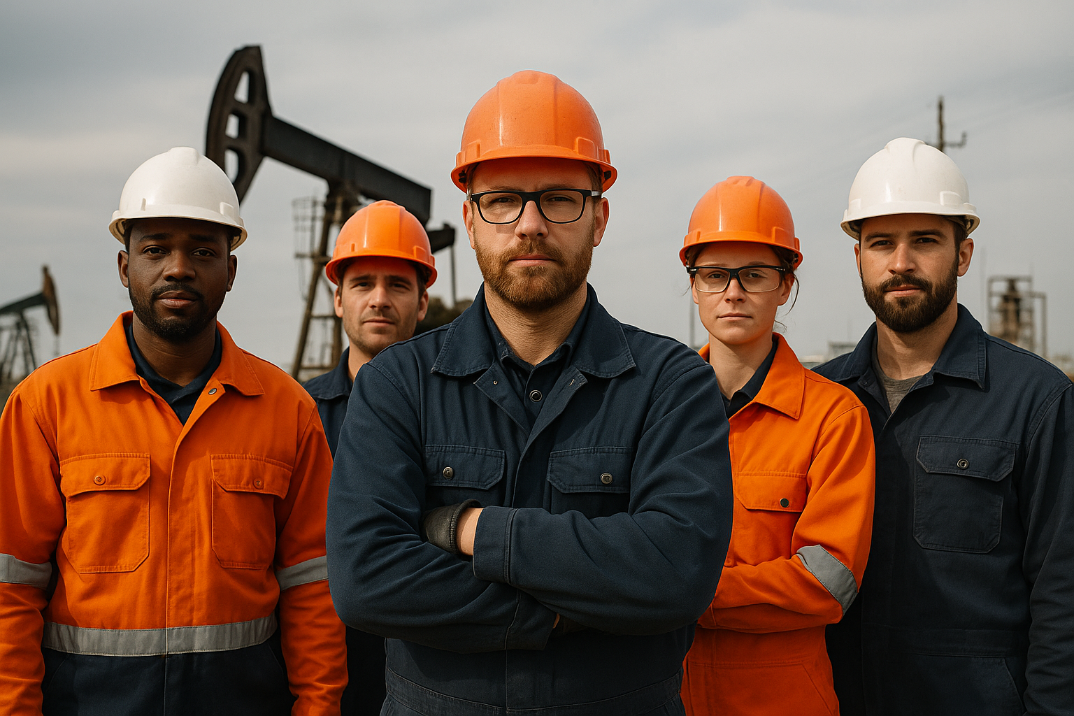 Oilfield workers and professionals